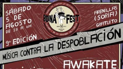 Conciertos del Boina Fest 2023 de Arenillas, Soria, con Awakate, Primital Brothers y Nono