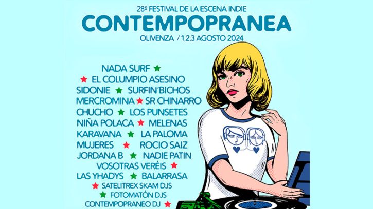 CONCIERTOS FESTIVAL CONTEMPOPRANEA 2024 | Nada Surf cierran el cartel de  conciertos del Festival Contempopránea 2024 de Olivenza, Badajoz
