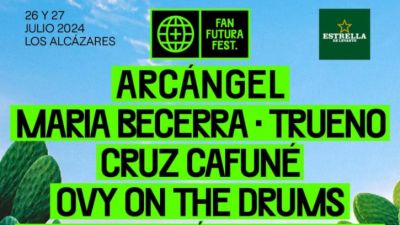Arcángel, María Becerra y Trueno encabezan el Fan Futura Festival 2024 de Murcia