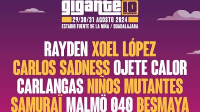 El Festival Gigante 2024 suma conciertos de Iván Ferreiro, Dorian y Ladilla Rusa