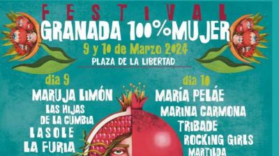 El Festival Granada 100% Mujer 2024 se cancela por mal tiempo