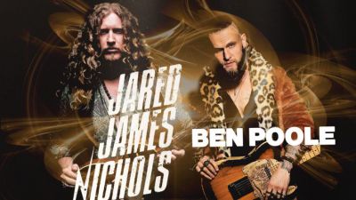 Jared James Nichols y Ben Poole, conciertos blues en Valencia, Pamplona, Zaragoza y otros lugares.
