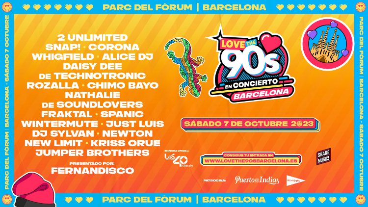 Love The 90's Festival 2023 Barcelona