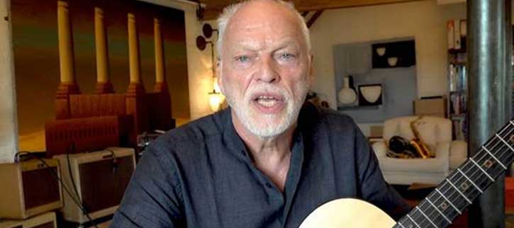 David Gilmour, de Pink Floyd subasta sus guitarras por una causa ecologista
