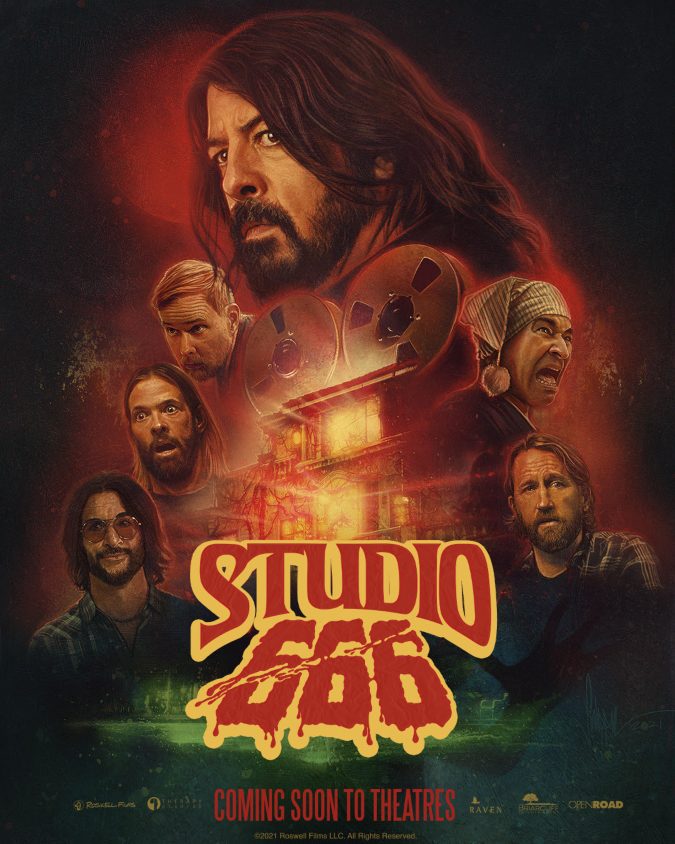 Foo Fighters anuncian la película Studio 666, loca comedia de terror