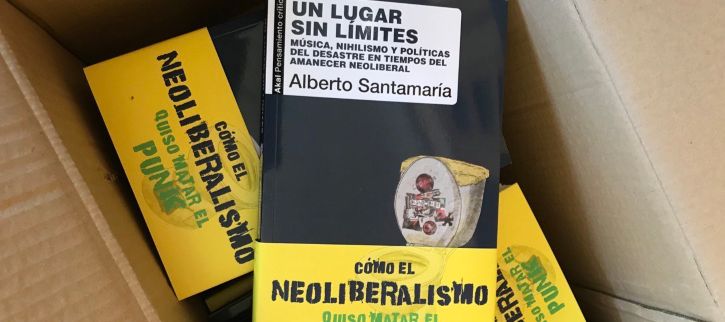 Libro de punk y liberalismo, Un lugar sin límites, de Alberto Santamaría