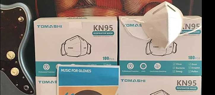 Music For Gloves entrega 400 mascarillas FFP2 a hospitales tras donar 15.000 guantes, música solidaria
